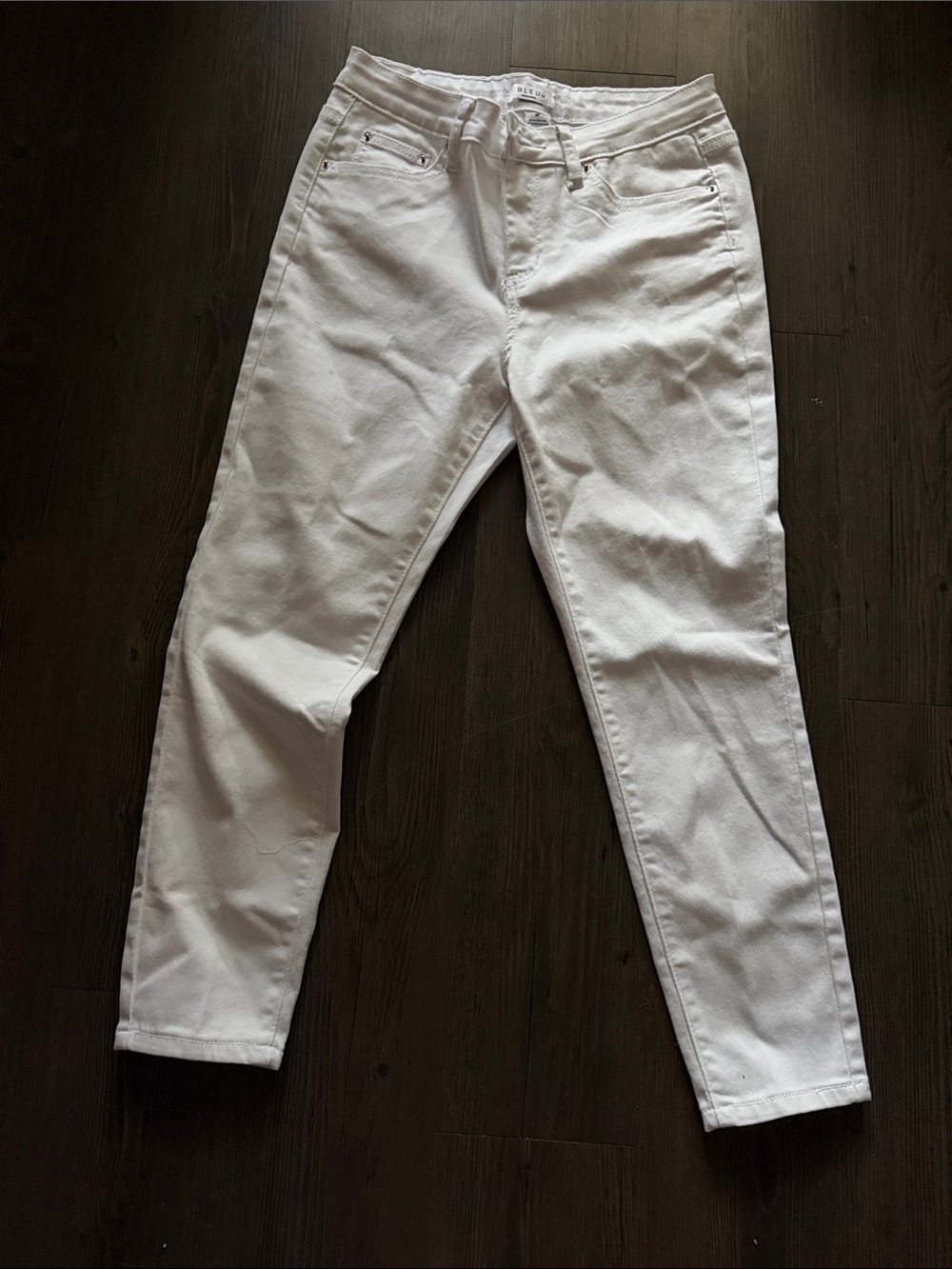 Bleu white jean pants